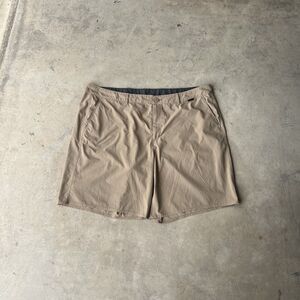 Patagonia Hydro Series Boardshorts Mens Size 40 tan Red Stretch Drawstring